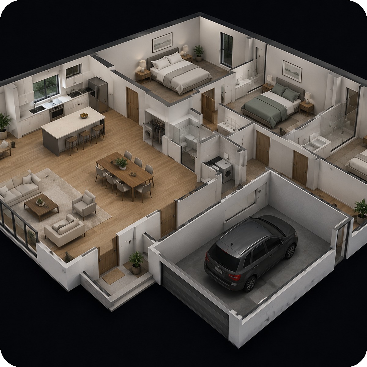 3D property tour visualisation